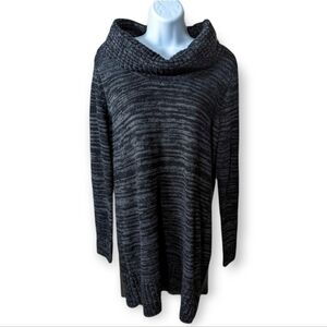 AB Studio Long Cowl Neck Gray Sweater Size XL